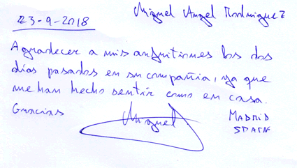 Мигель Анджел Родригез Мадрид Испания 23 сентября 2018 г.